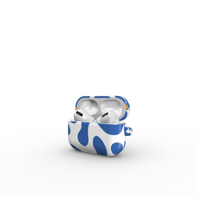 Blue Abstract Starburst Apple AirPods Tough Case