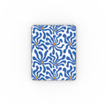 Blue Abstract Starburst Apple iPad Case, 3D product render