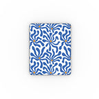 Blue Abstract Starburst Apple iPad Case, 3D product render
