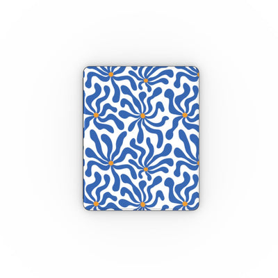 Blue Abstract Starburst Apple iPad Case