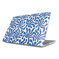 Blue Abstract Starburst MacBook Case, 3D product render