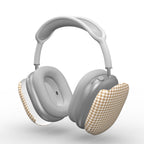 Camel Houndstooth Apple AirPods Max Tough Case — layers separated