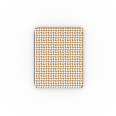 Camel Houndstooth Apple iPad Case