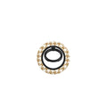 Camel Houndstooth Ring Holder — full view, front print