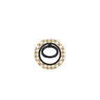 Camel Houndstooth Ring Holder — full view, front print