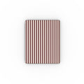 Cherry Mocha Stripes Apple iPad Case — full view, full back print