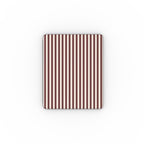 Cherry Mocha Stripes Apple iPad Case — full view, full back print
