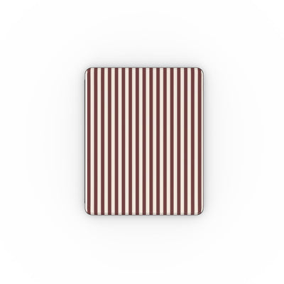 Cherry Mocha Stripes Apple iPad Case