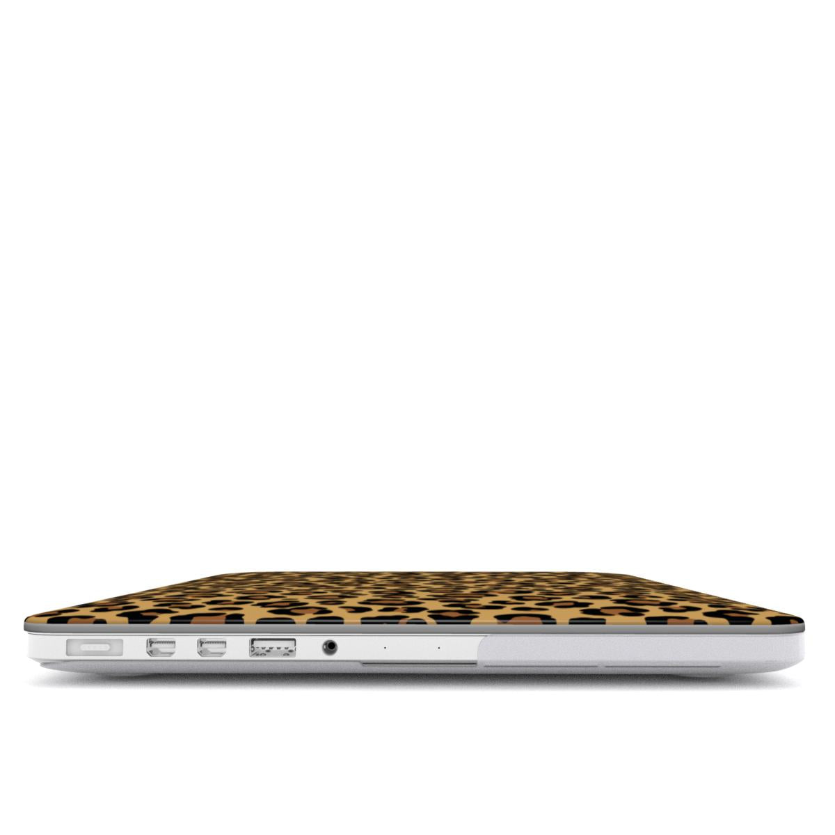 Classic Brown Leopard MacBook Case, 3D product render