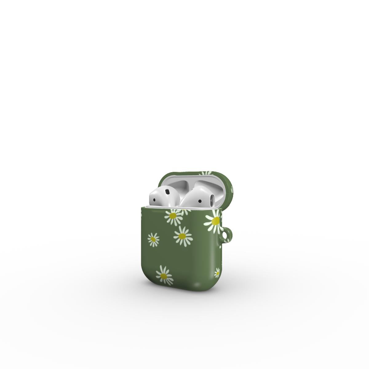 Daisy Ann Green Apple AirPods Tough Case, 3D product render