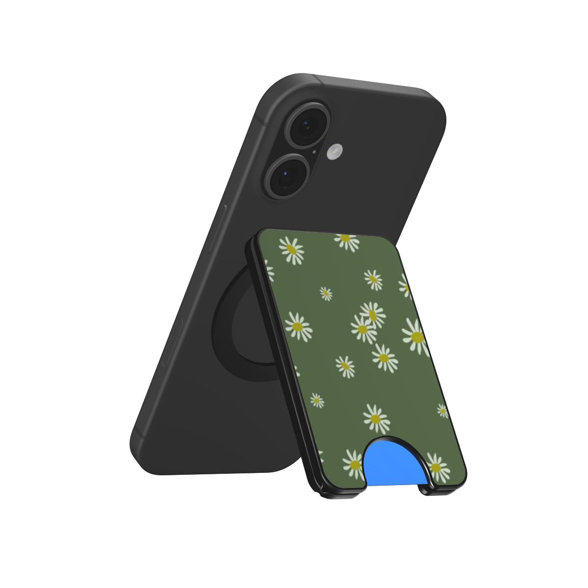 Daisy Ann Green Magnetic Wallet, 3D product render