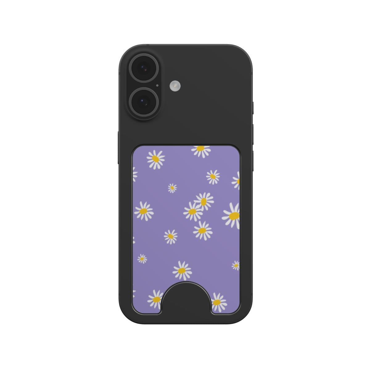 Daisy Ann Purple Floral Magnetic Wallet, 3D product render