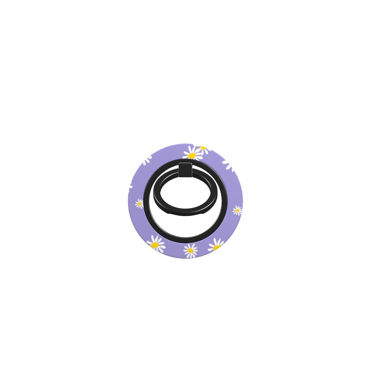 Daisy Ann Purple Floral Ring Holder, 3D product render