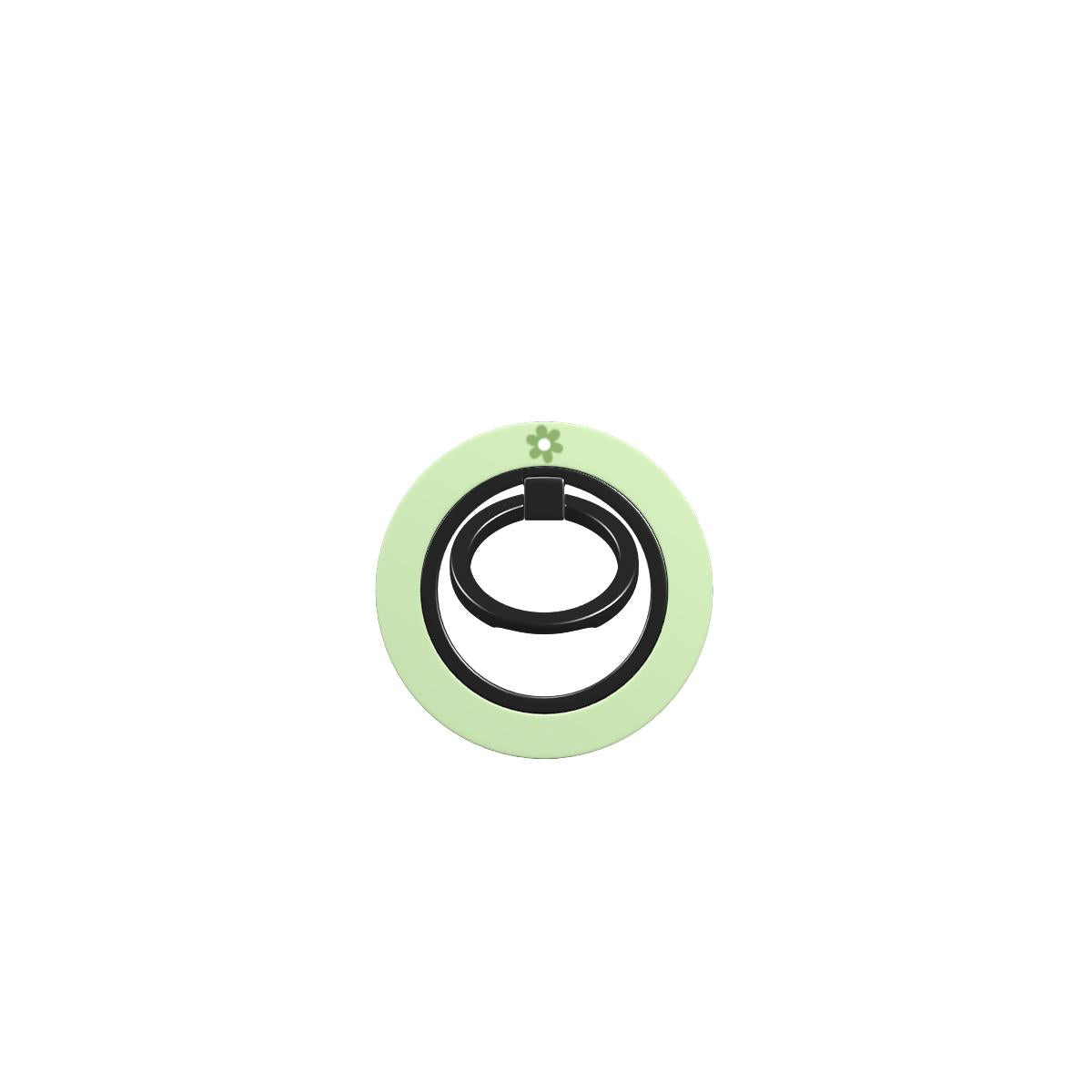 Green Brick Floral Ring Holder, 3D product render