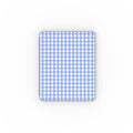 Light Blue Gingham Apple iPad Case, 3D product render