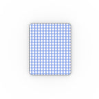 Light Blue Gingham Apple iPad Case, 3D product render