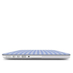 Light Blue Gingham MacBook Case, 3D product render