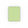 Light Green Gingham Apple iPad Case, 3D product render