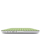 Light Green Gingham MacBook Case, 3D product render