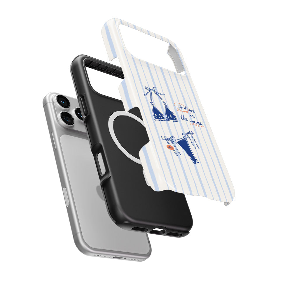 Blue bikini coastal MagSafe Tough Phone Case