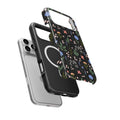 Charcoal Ditsy Floral MagSafe Tough Phone Case