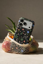 Charcoal Ditsy Floral Tough Phone Case