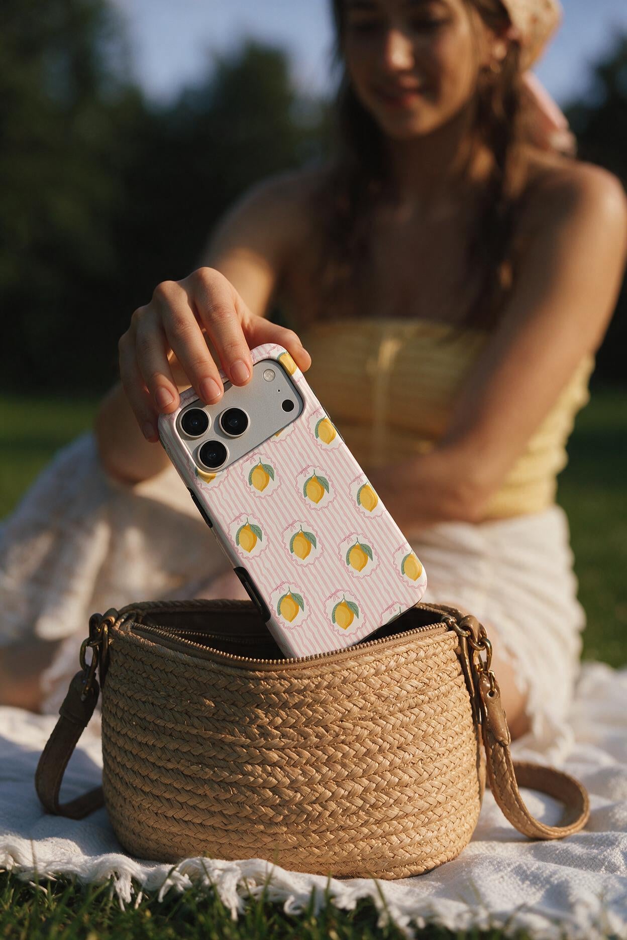 Lemon Coastal Tough Phone Case
