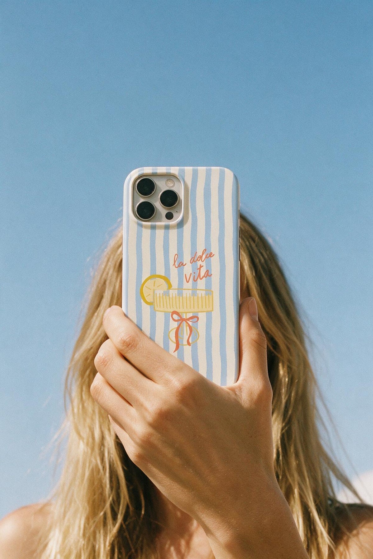 La Dolce Vita | Sky Stripes Coastal Tough Phone Case