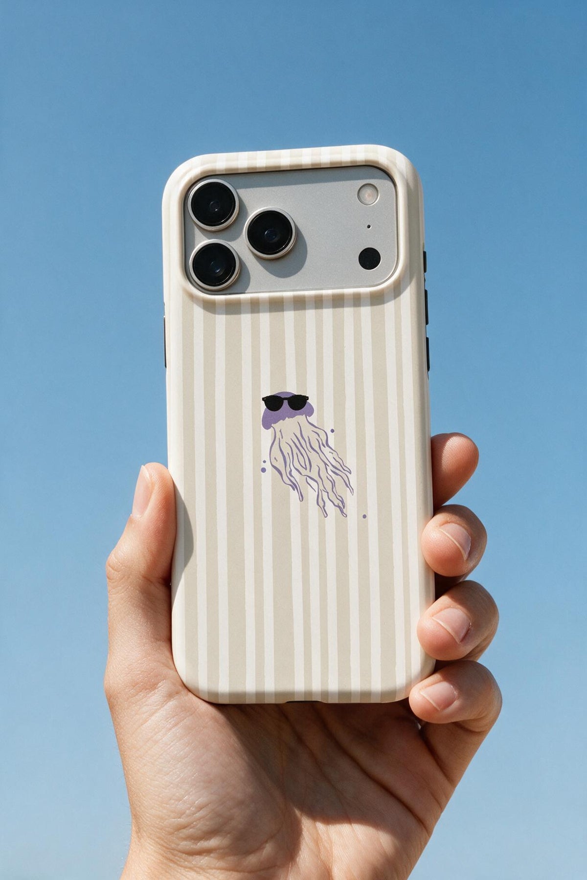 Lilac jellyfish coastal Tough Phone Case