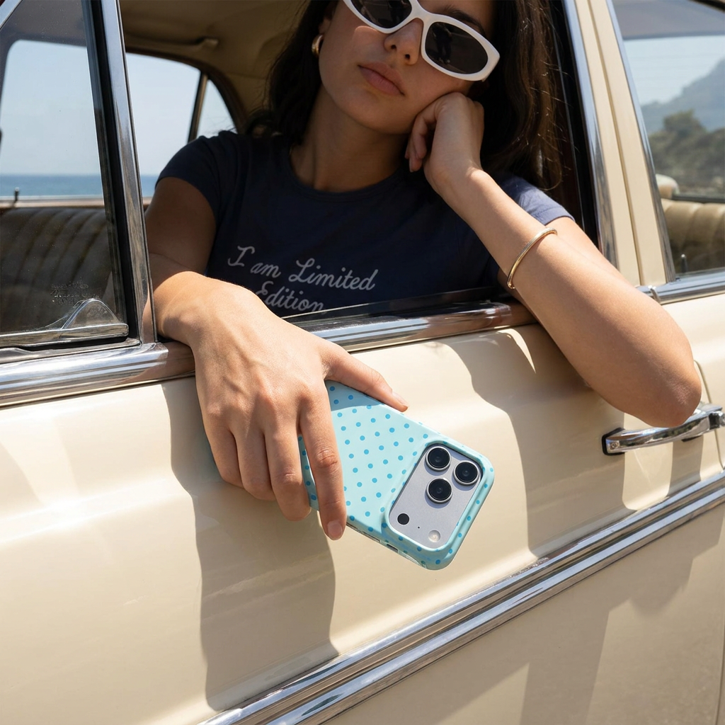 Light Blur Polka Dots Phone Case