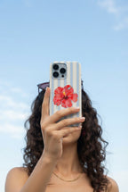 Sky Hibiscus Coastal Tough Phone Case