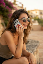 Sky Hibiscus Coastal Tough Phone Case