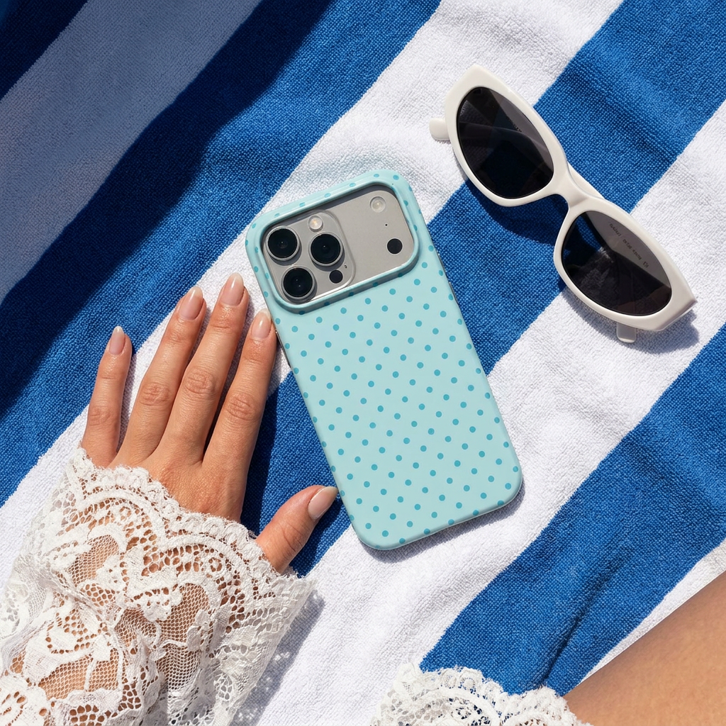 Light Blur Polka Dots Phone Case