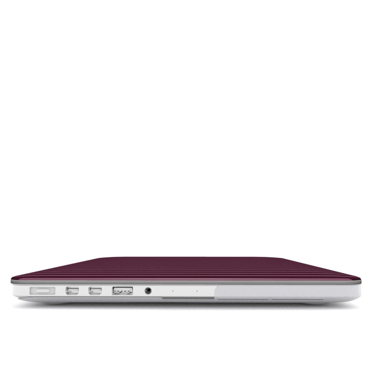 Mamtom Purple Stripes MacBook Case, 3D product render