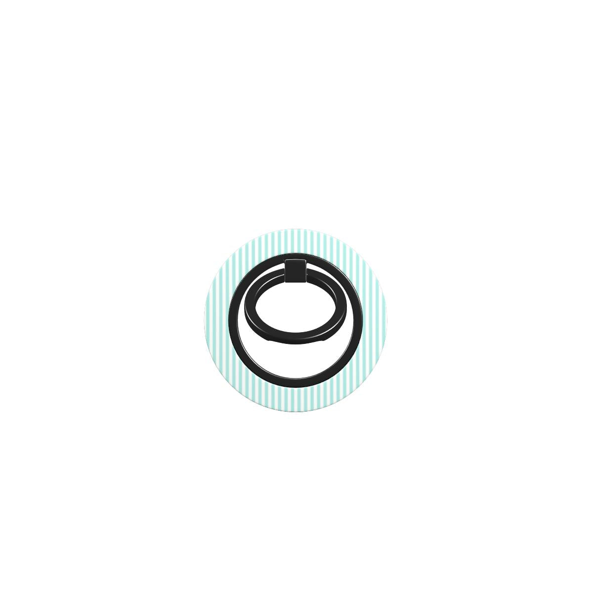 Mint Green Stripes Ring Holder, 3D product render