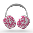 Pink Abstract Doodle Apple AirPods Max Tough Case, 3D product render