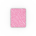 Pink Abstract Doodle Apple iPad Case, 3D product render