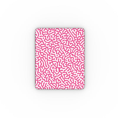 Pink Abstract Doodle Apple iPad Case