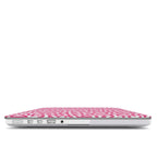 Pink Abstract Doodle MacBook Case, 3D product render