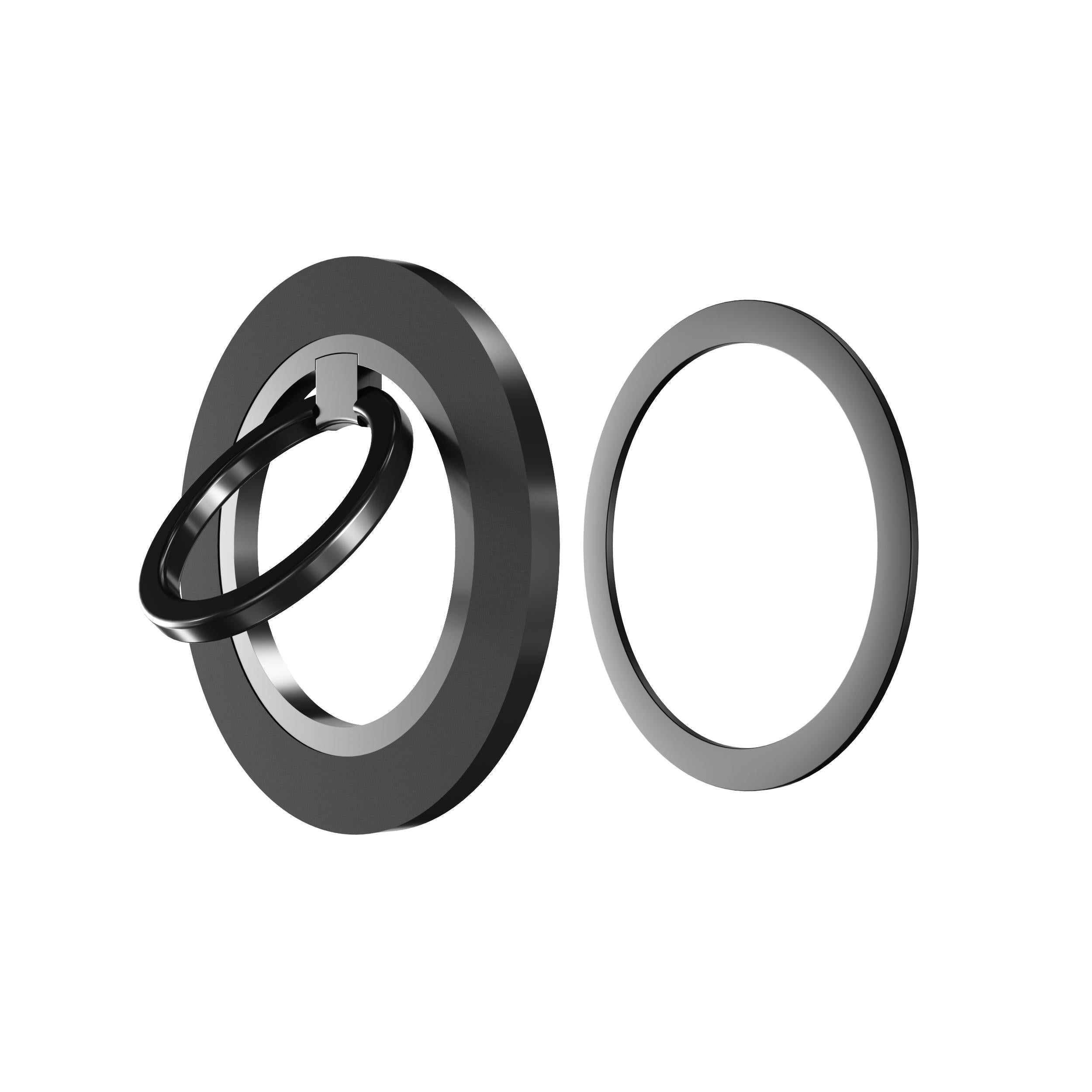 Pink Abstract Doodle Ring Holder, 3D product render