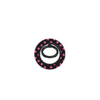 Pink in Black Polka Dots Ring Holder, 3D product render