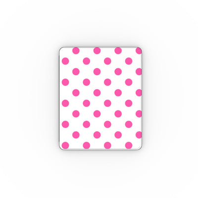 Pink in White Polka Dots Apple iPad Case
