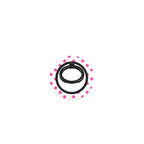 Pink in White Polka Dots Ring Holder, 3D product render
