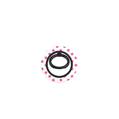 Pink in White Polka Dots Ring Holder