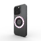 Pink in White Polka Dots Ring Holder, 3D product render