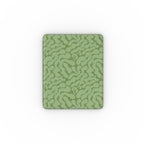 Sage in Olive Abstract Leaf Apple iPad Case, 3D product render