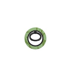 Sage in Olive Abstract Leaf Ring Holder, 3D product render