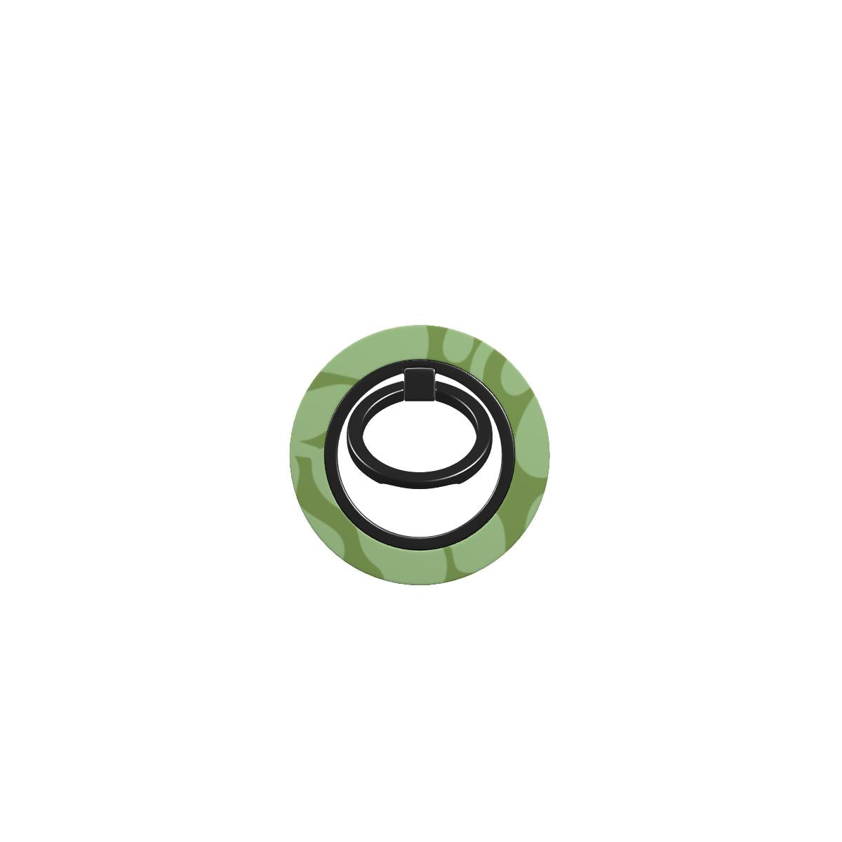 Sage in Olive Abstract Leaf Ring Holder, 3D product render