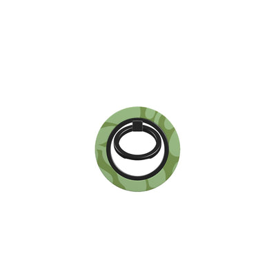 Sage in Olive Abstract Leaf Ring Holder