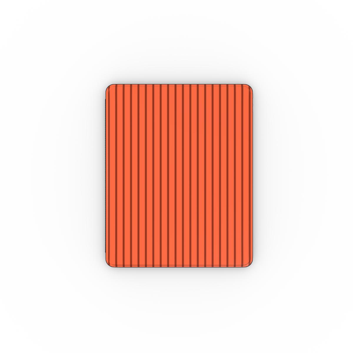 Topaze Orange Stripes Apple iPad Case, 3D product render